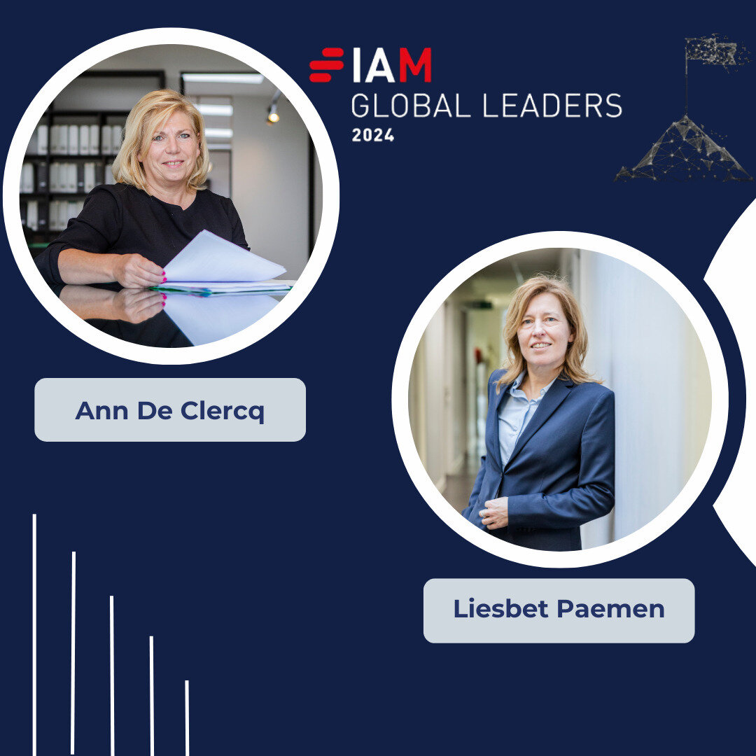 Ann De Clercq & Liesbet Paemen named again as IAM Global Leader 2024!