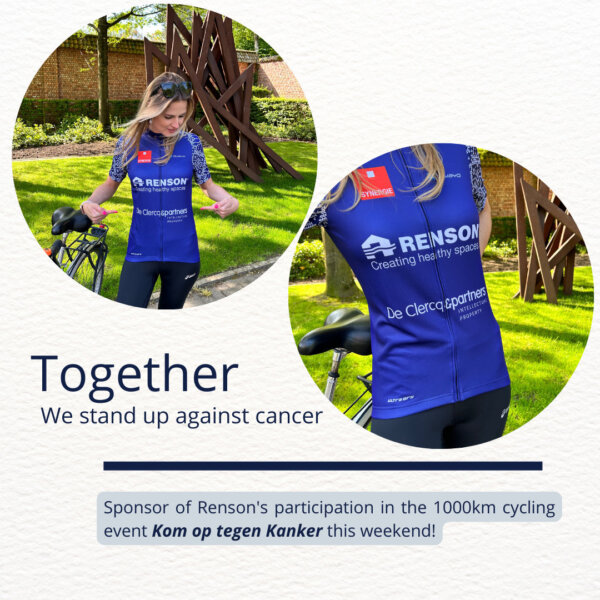 De Clercq & Partners Proudly Sponsors Renson for  Cycling Event in Support of Kom op tegen Kanker