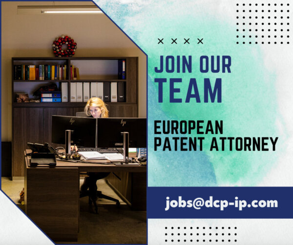 We are hiring a European Patent Attorney Chemistry!