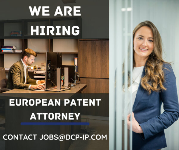We are hiring a European Patent Attorney!