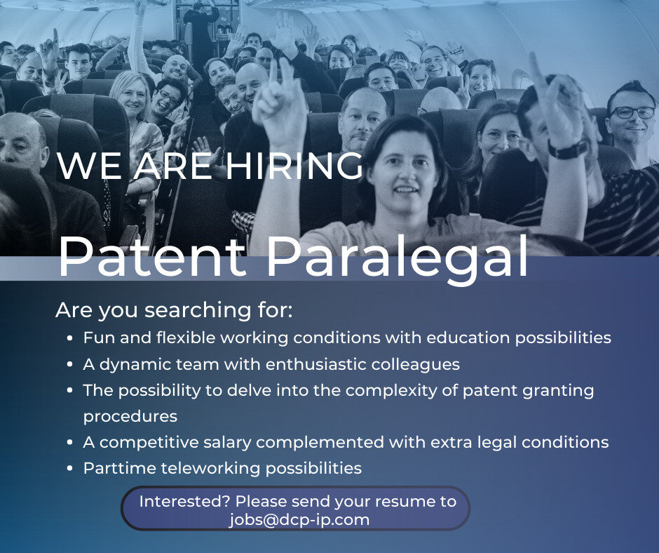 We're hiring a Patent Paralegal